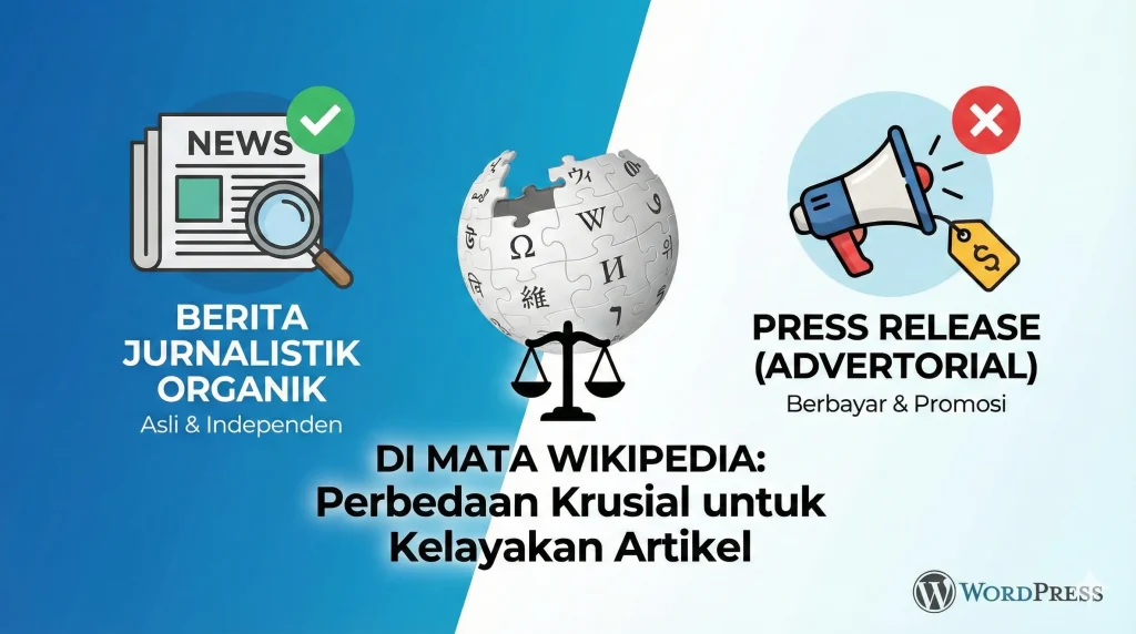 Perbedaan Berita Jurnalistik Organik Dan Press Release Advertorial Di Mata Wikipedia